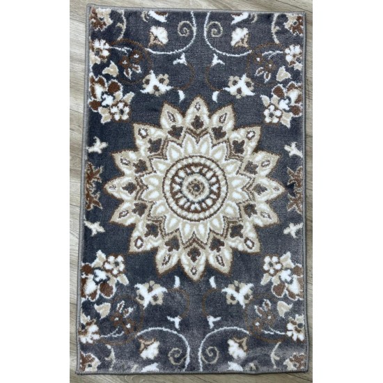 Turkish classic carpeting 35001, gray, size per square meter, 100*100