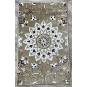 Turkish classic carpeting 35001, dark beige, size per square meter, 100*100
