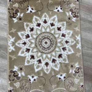 Turkish classic carpeting 35001, dark beige, size per square meter, 100*100