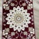 Turkish classic carpet 35001, red, size per square meter, 100*100 Turkish classic carpet 35001, red, size per square meter, 100*100