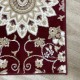 Turkish classic carpet 35001, red, size per square meter, 100*100 Turkish classic carpet 35001, red, size per square meter, 100*100