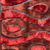 Chinese red leather carpets 150 * 220