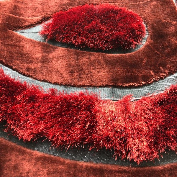 Chinese red leather carpets 150 * 220