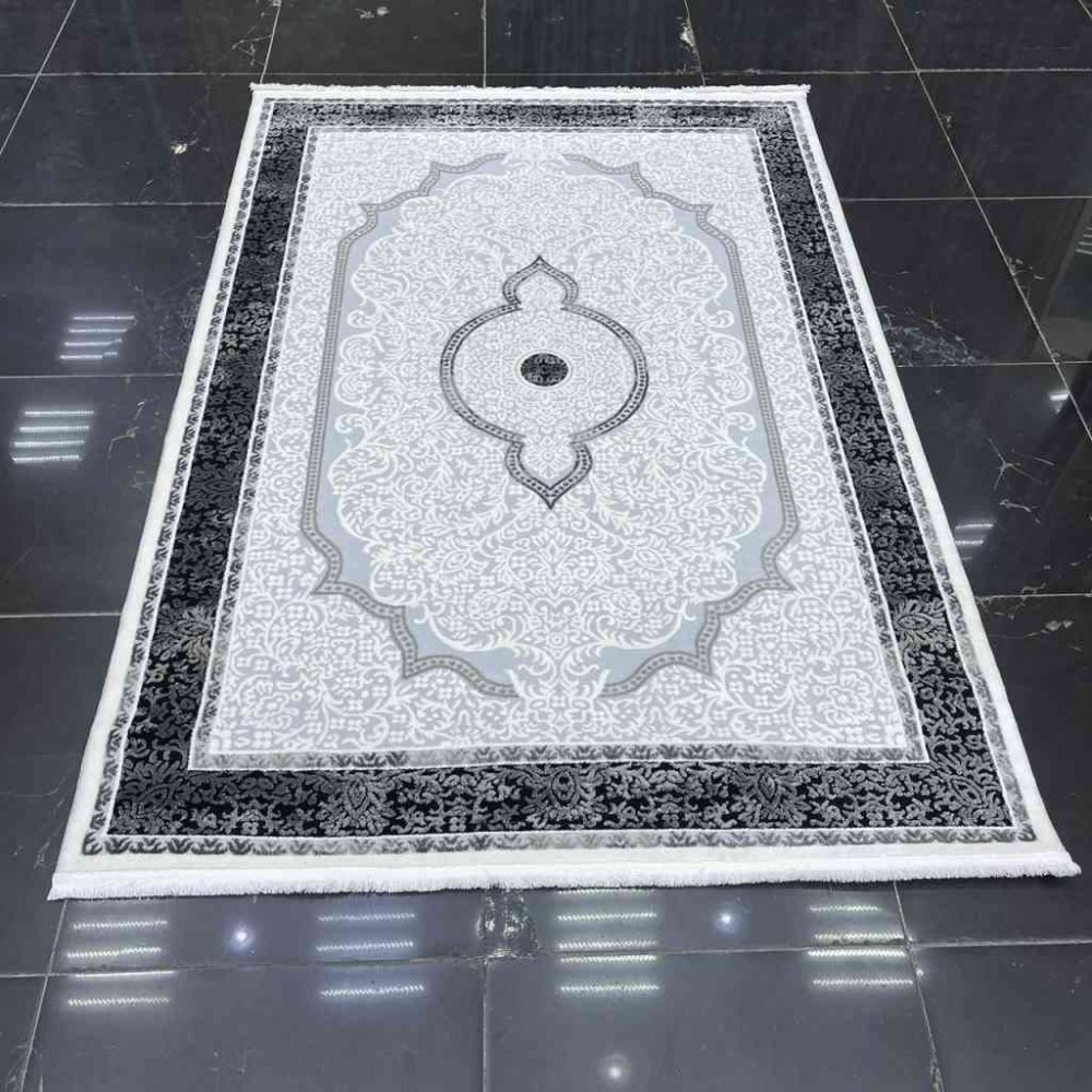 سجاد فكتوريا تركي 9196 لون اسود مقاس 100*200