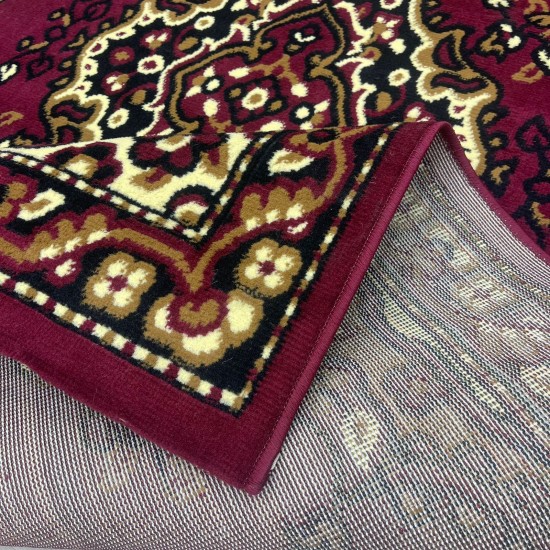 Al-Qannas Turkish wedding carpet AF2401 red size 130*230