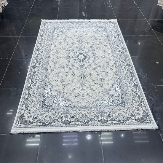 Classic Turkish carpet Al-Jawhara soft 27166A Beige size 100*300