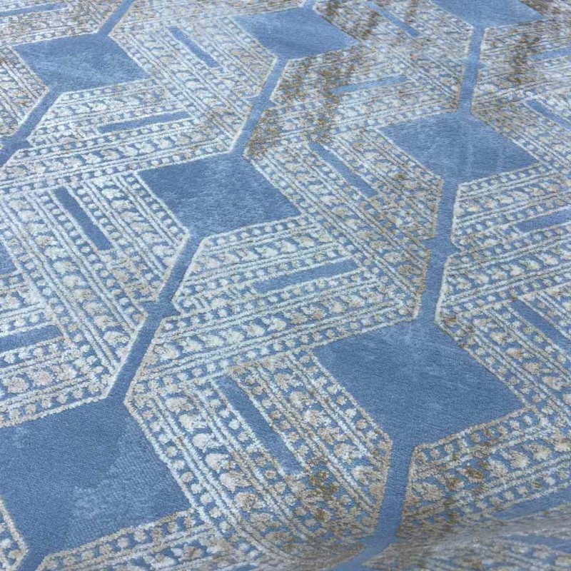 Turkish Vista carpet 7851D cyan size 120*170