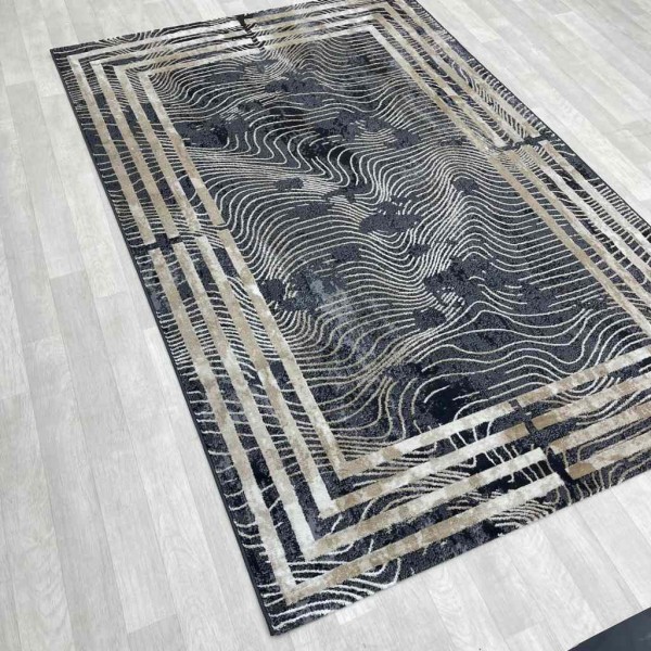 Turkish Vista Carpet 8204A black size 150*230