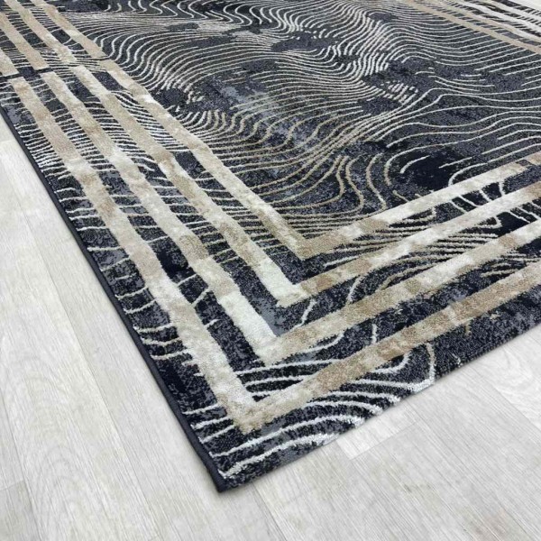 Turkish Vista Carpet 8204A black size 150*230