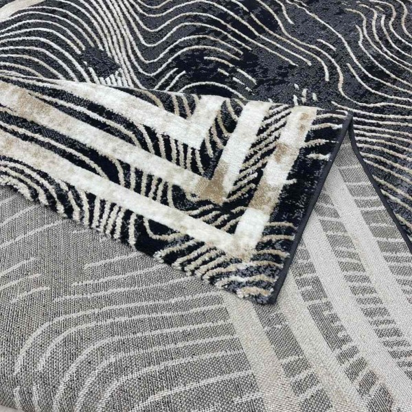 Turkish Vista Carpet 8204A black size 150*230