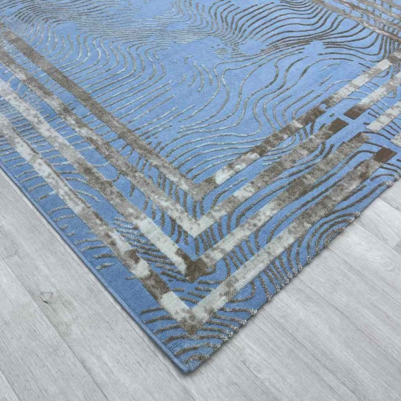 Vista Turkish Carpet 8204A Cyan Size 150*230
