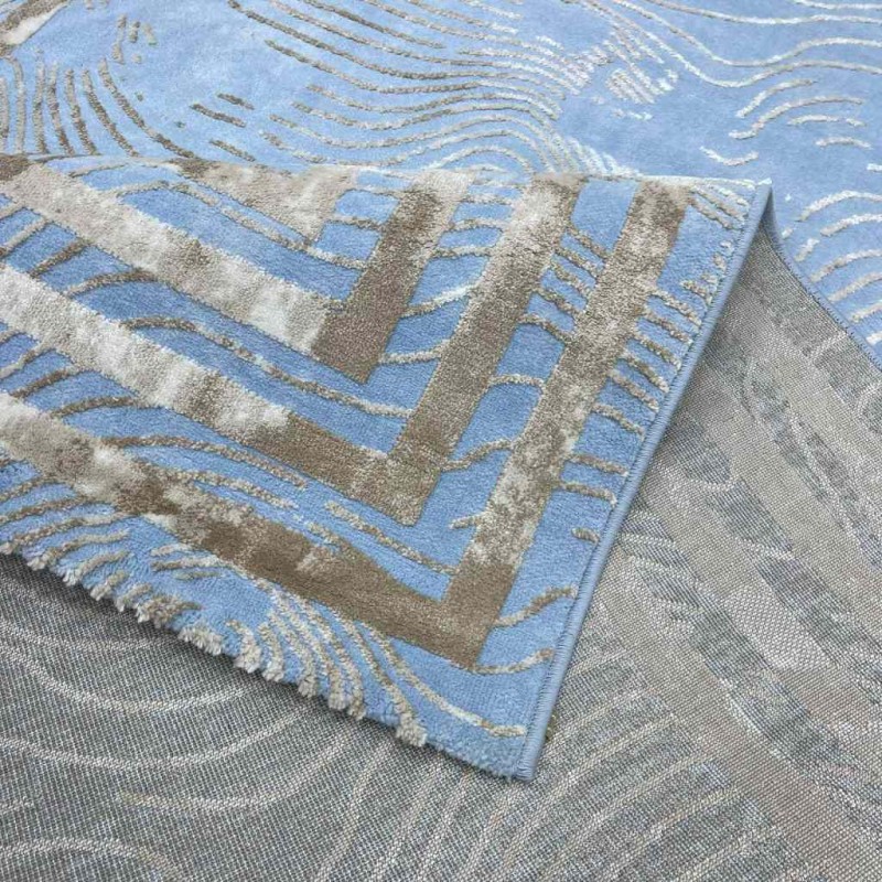 Vista Turkish Carpet 8204A Cyan Size 150*230