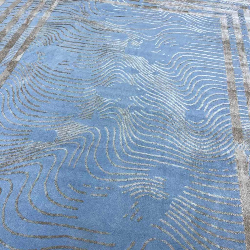Vista Turkish Carpet 8204A Cyan Size 150*230