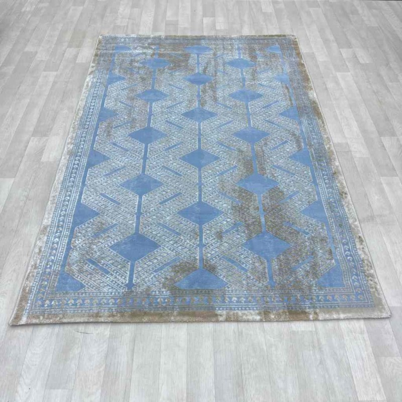 Turkish Vista carpet 7851D cyan size 120*170