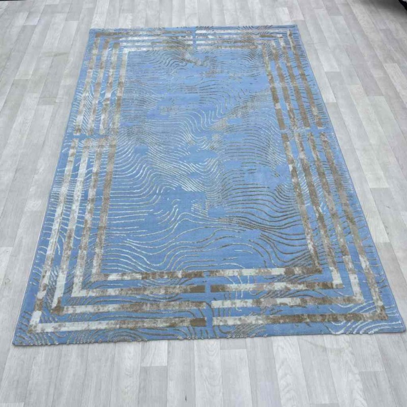 Vista Turkish Carpet 8204A Cyan Size 150*230