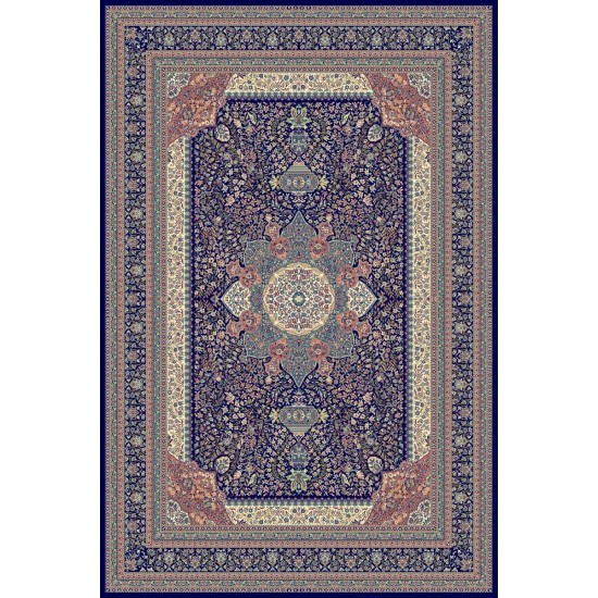 Turkish carpets original diamond 0005 dark blue
