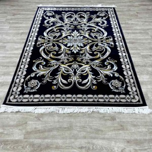 سجاد تركي نقشه فرنسي 100 كحلي مقاس 400*500