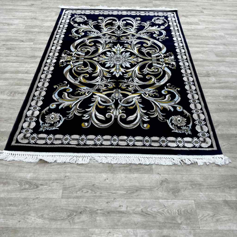 سجاد تركي نقشه فرنسي 100 كحلي مقاس 400*500