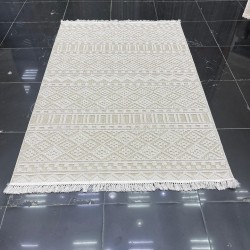 Turkish Majestic burlap carpet 09086 beige size 80*150
