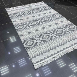 سجاد خيش ماجستيك تركي 08745B رصاصي مقاس 80*150