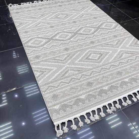 Turkish Agos burlap carpet 62509 beige size 250*350