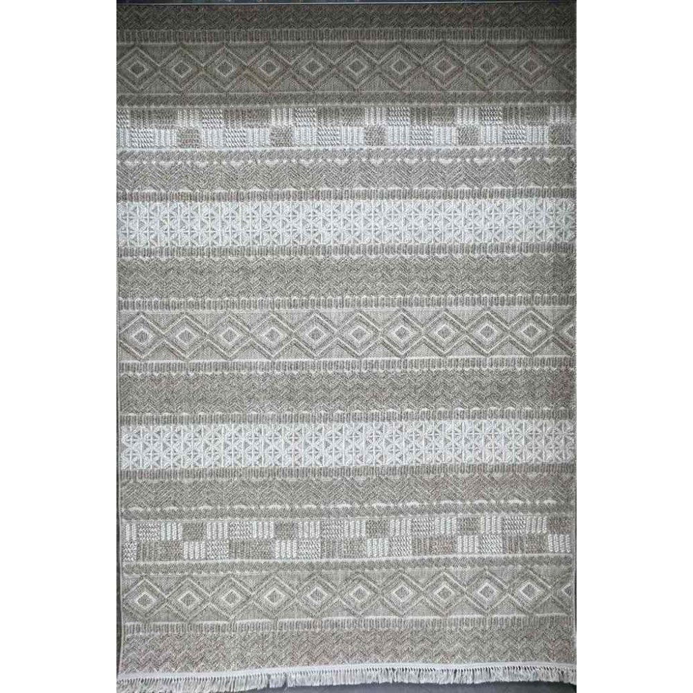 سجاد خيش ماجستيك تركي 08642B كوفي بيج فاتح مقاس 50*80