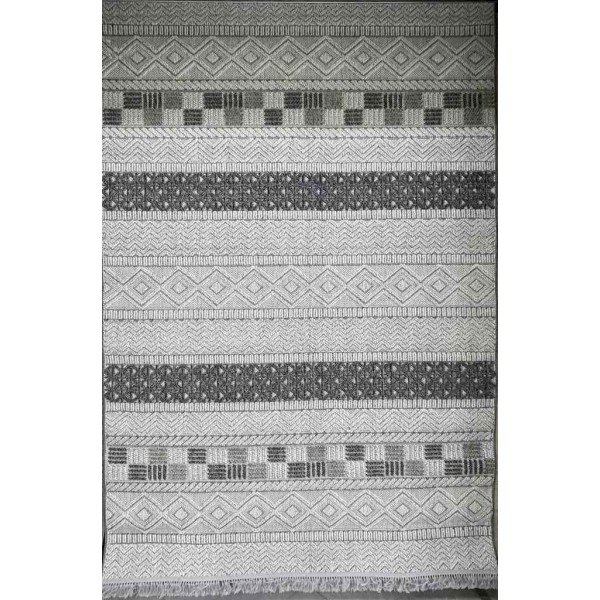 Majestic Turkish Burlap Rug 08642B gray Size 200*300