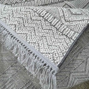 Majestic Turkish Burlap Rug 08642B gray Size 200*300