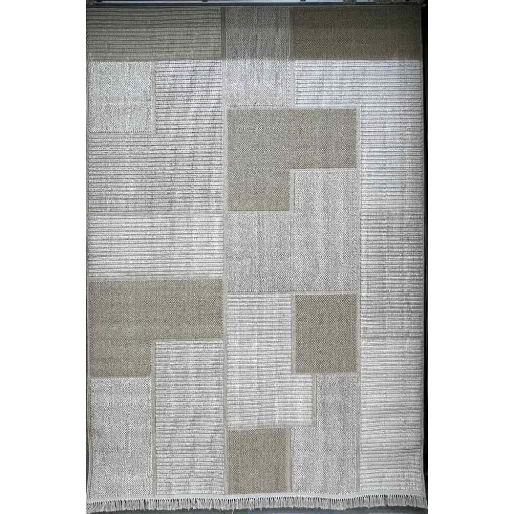 سجاد خيش ماجستيك تركي 08655B بيج غامق مقاس 300*400