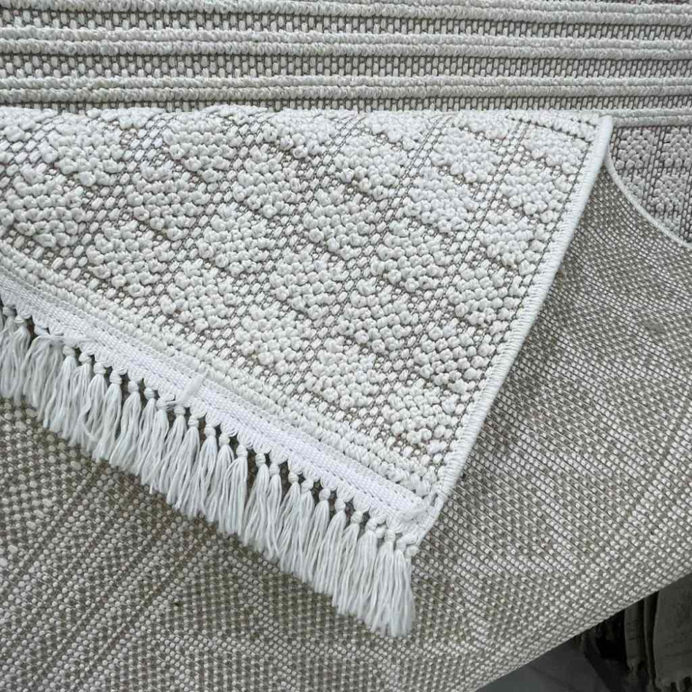 سجاد خيش ماجستيك تركي 08656B ايفوري مقاس 50*80