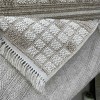 Majestic Turkish Burlap Rug 08656B kahve Light beige Size 250*350