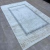 Turkish carpet Rana Turkish 1102A cream blue size 50*80