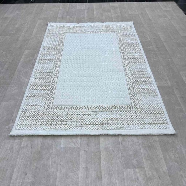 Turkish carpet Rana Turkish 1102A cream beige size 100*200