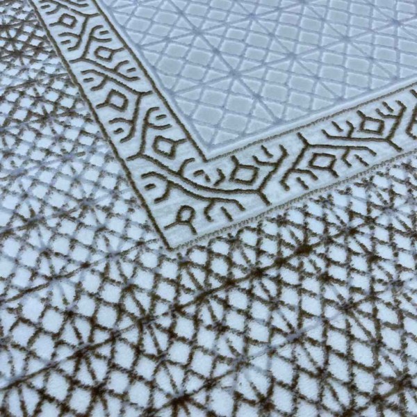 Turkish carpet Rana Turkish 1102A cream beige size 100*200