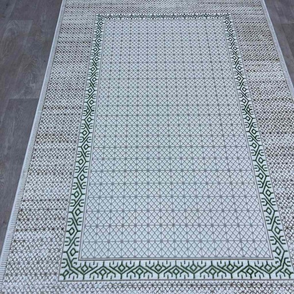 سجاد تركي رانا تركي 1102A كريم اخضر مقاس 200*300