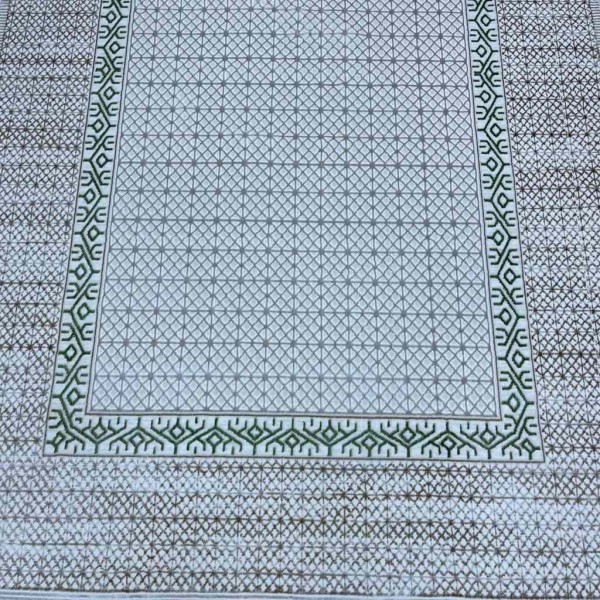 سجاد تركي رانا تركي 1102A كريم اخضر مقاس 200*300