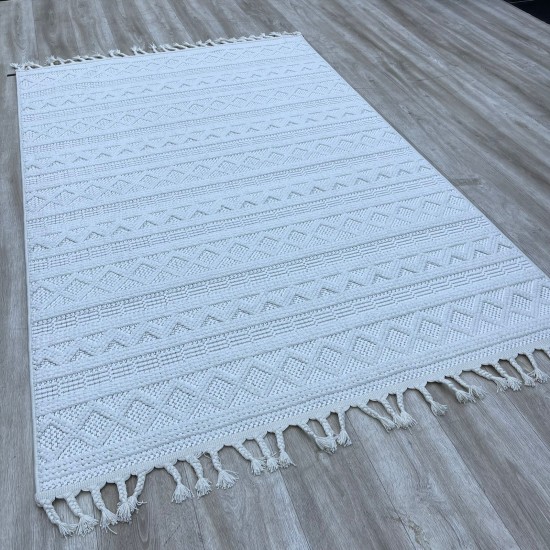 Turkish unique carpet OE601B white size 250*350