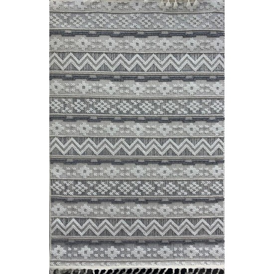 Turkish unique carpet OE618A gray cream size 300*400