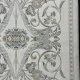 سجاد تركي اناقة نقش فرنسي SRC24A كريم رصاصي مقاس  400*500