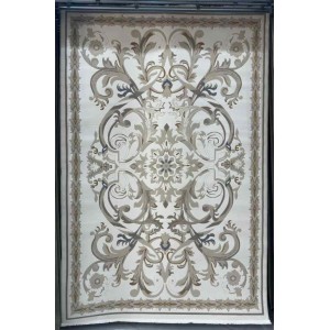 Turkish carpet elegance French Turkish engraving 384 cream size 100x200