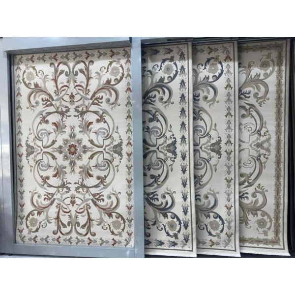 Turkish carpet elegance French Turkish engraving 384 cream size 100x200