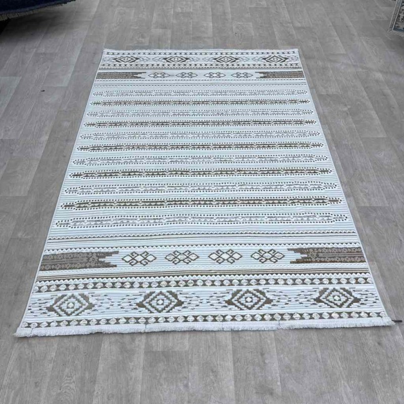 Turkish carpet Rana Turkish 1143A Cream brownsize 150*220