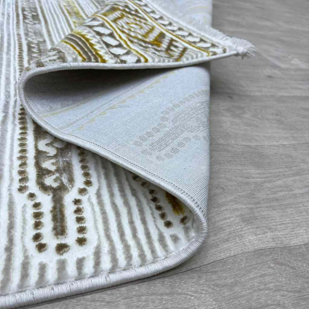 سجاد تركي رانا تركي 1143A  كريم ذهبي مقاس 150*220