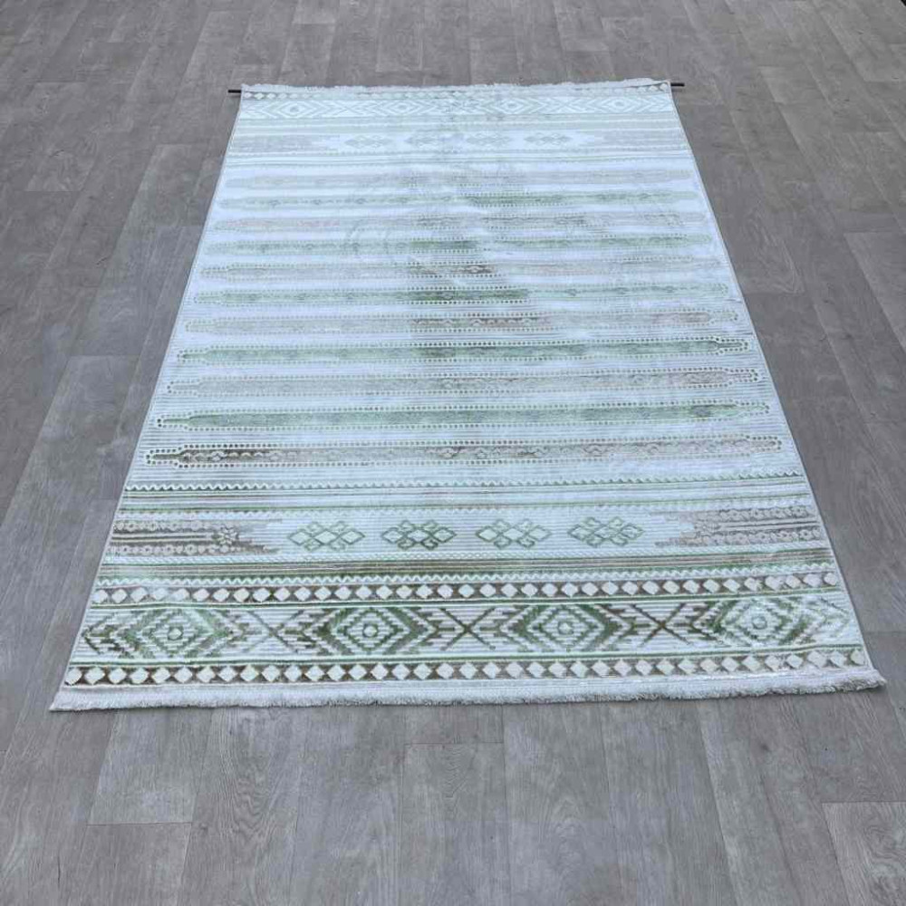 سجاد تركي رانا تركي 1143A كريم اخضر مقاس 150*220 سجاد تركي رانا تركي 1143A كريم اخضر مقاس 150*220