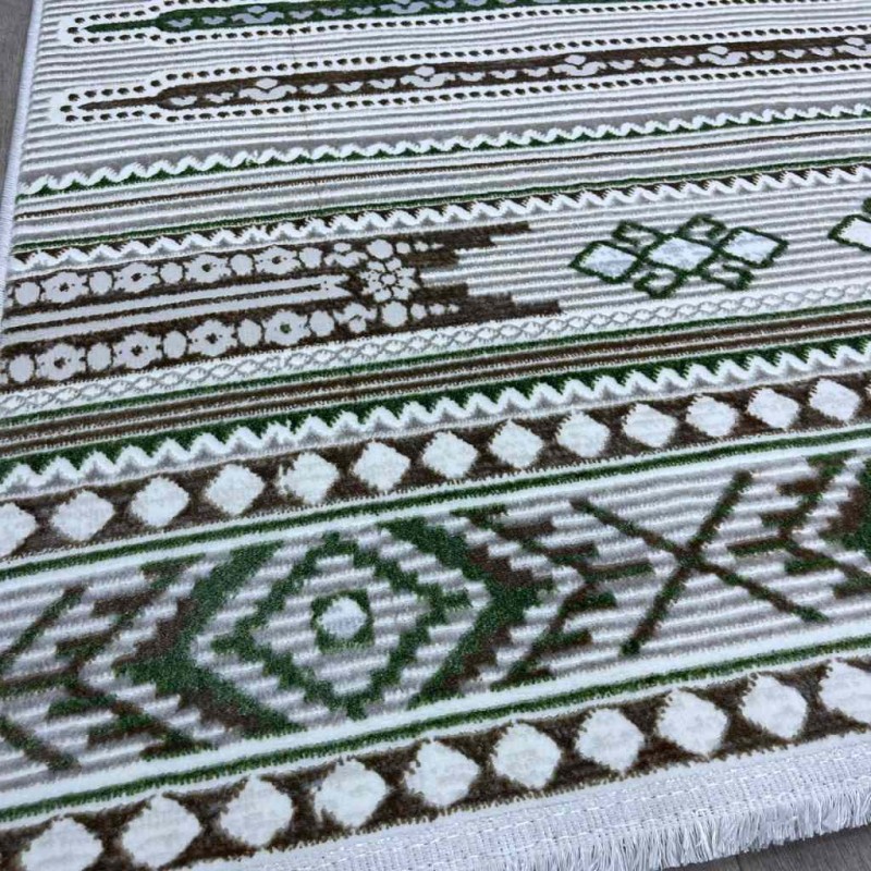 Turkish carpet Rana Turkish 1143A Cream brownsize 150*220