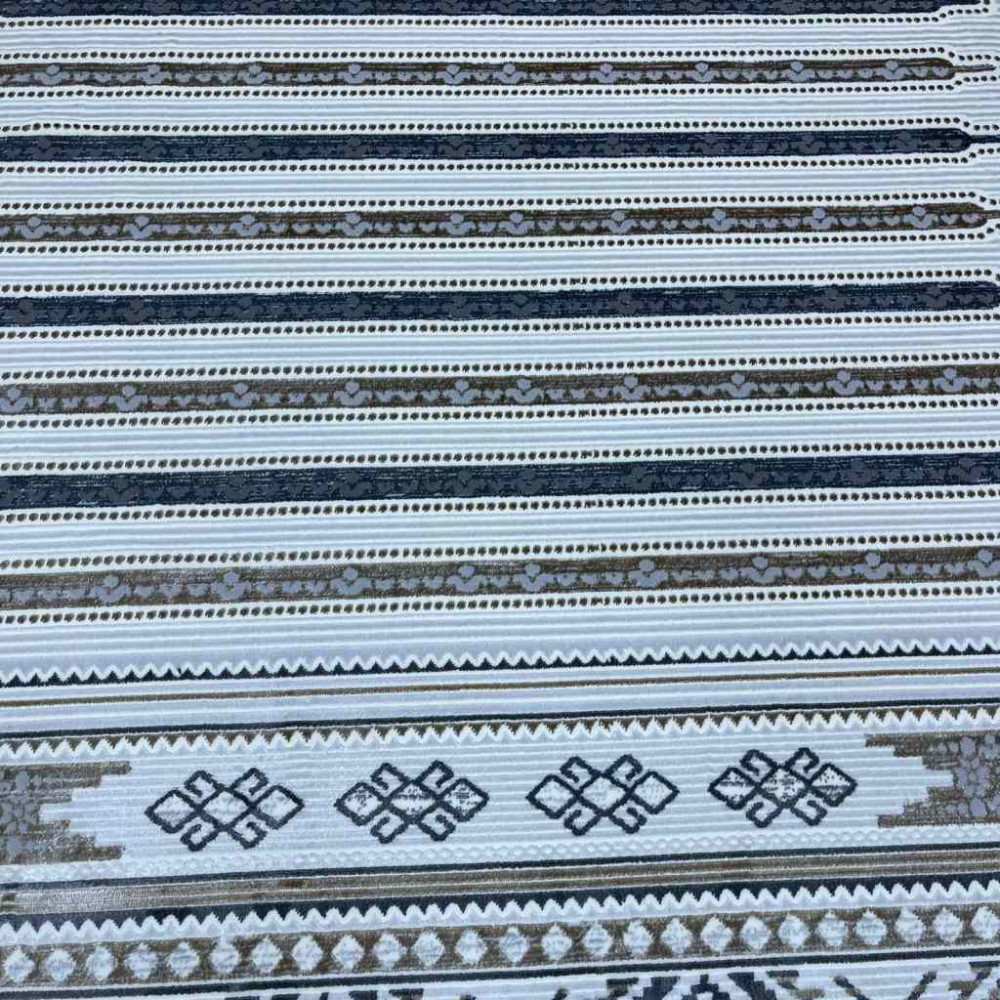 سجاد تركي رانا تركي 1143A كريم رصاصي مقاس 150*220 سجاد تركي رانا تركي 1143A كريم رصاصي مقاس 150*220