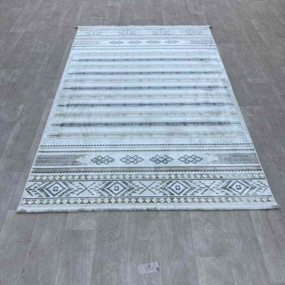 سجاد تركي رانا تركي 1143A كريم رصاصي مقاس 150*220 سجاد تركي رانا تركي 1143A كريم رصاصي مقاس 150*220