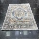 Turkish Bohemian Crystal Carpet OA034A Light Gray Color Size 80*150