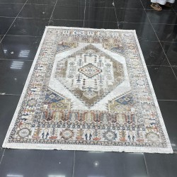 سجاد بوهيمي كريستال تركي OA034A لون كريم  مقاس 200*300