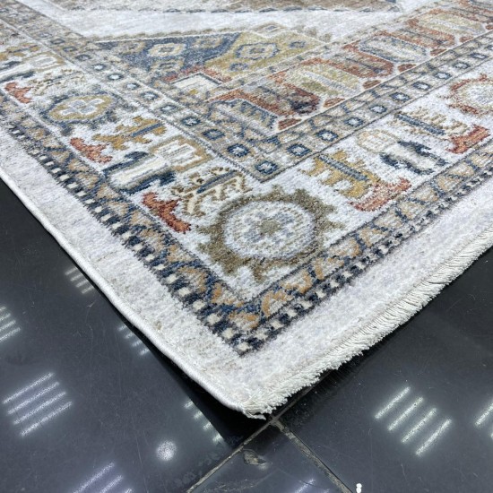 Turkish Bohemian Crystal Carpet OA034A Cream Color Size 300*400